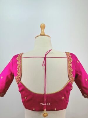 Zardozi with intricate handwork blouse